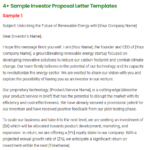 Investor Proposal Letter