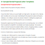 Rental Proposal Letter